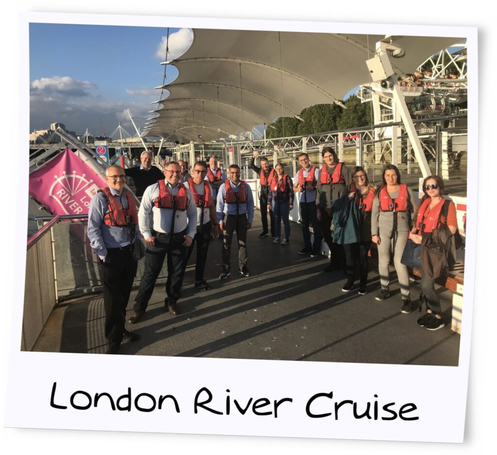 Staff on the London River Cruise